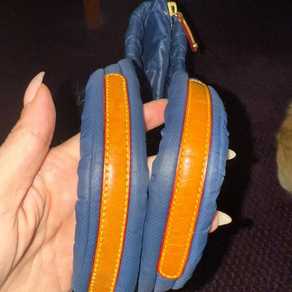 MZ Wallace Navy Quilted Tote Bag - Picture 5 of 6